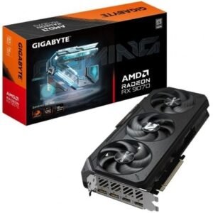 A Radeon RX 9070 GAMING OC 16G combina 16 GB GDDR6, refrigeração WINDFORCE, BIOS dupla e Boost Clock até 2700 MHz para potência, silêncio e estilo premium.