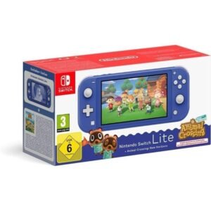 Nintendo Switch Lite Azul + Jogo Animal Crossing