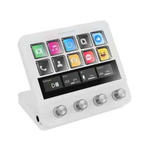 10 Teclas LCD + 4 Knobs Branco