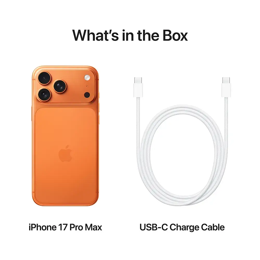 Apple iPhone 17 Pro Max 256GB 6.9" 5G Laranja Cósmico